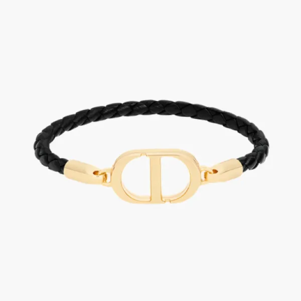 Dior leather bracelet WMNS Black