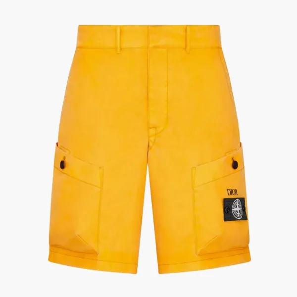 Dior x Stone Island Bermuda Shorts Yellow