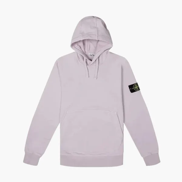 Stone Island Garment Dyed Hoodie Pink