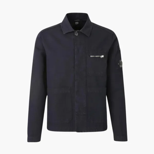 C.P. Company Twill Shirt Jacket Navy