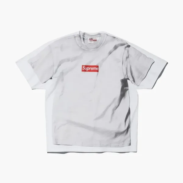 Supreme X Mm6 Maison Margiela Box Logo Tee white
