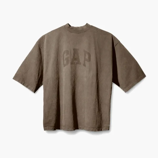 Yeezy X GAP X Balenciaga Dove 3/4 Sleeve Tee Brown