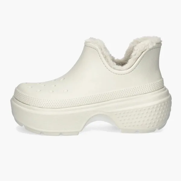 Crocs Stomp Linen Shorty Boots White