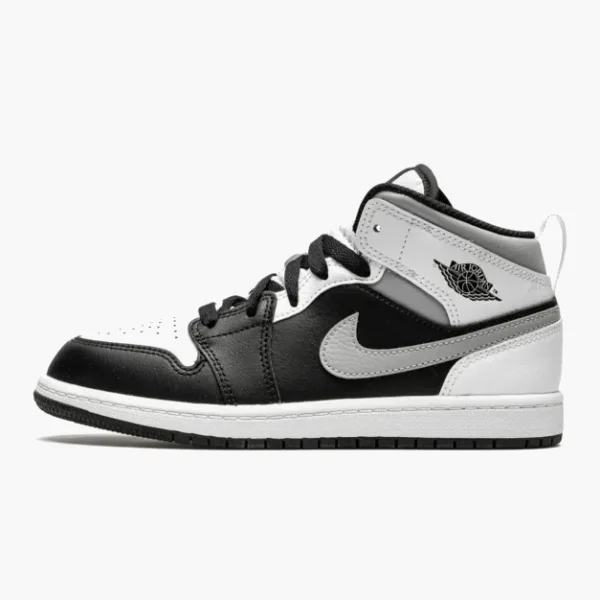 Air Jordan 1 Mid PS White Shadow Kids