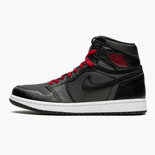 Air Jordan 1 Retro High OG Black Satin / Gym Red