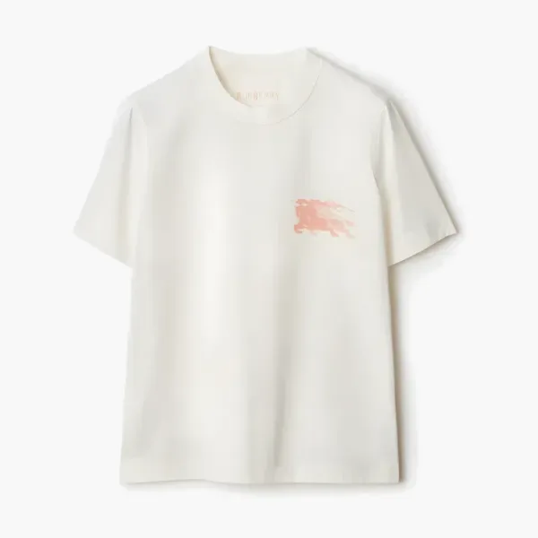 Burberry EKD Cotton T-shirt Chalk White