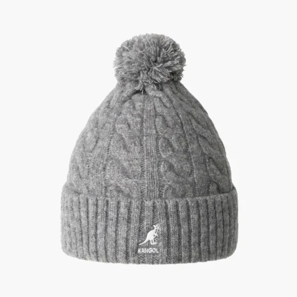 Kangol Pompom Beanie Gray