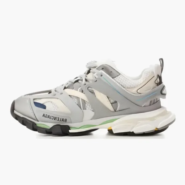 Balenciaga Track Lace Up Sneakers Gray