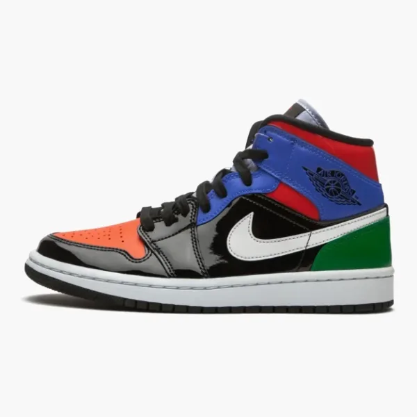 Air Jordan 1 Mid SE WMNS Multicolor Patent