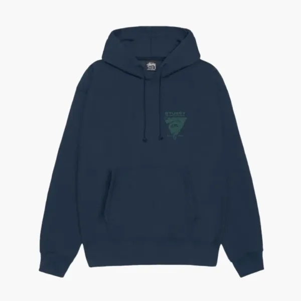 Stussy Dragon Hoodie Navy Blue