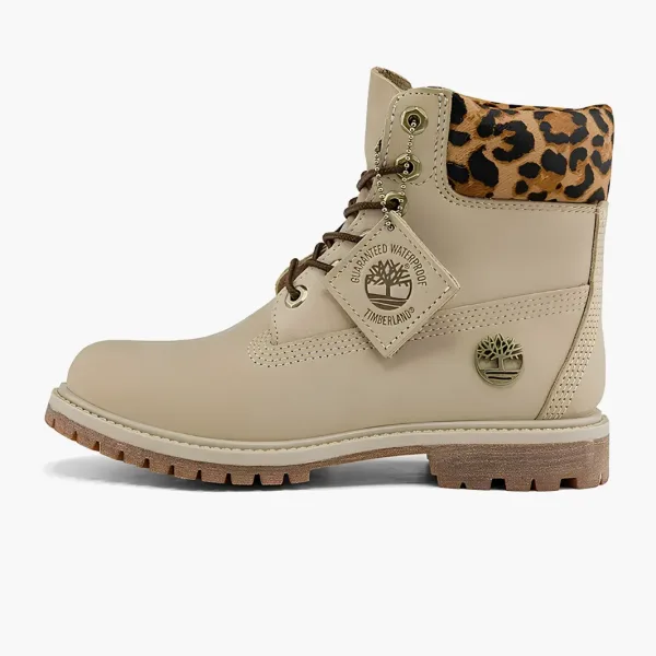 Timberland 6 Inch Safari Cheetah Waterproof Boot WMNS Ivory Nubuck