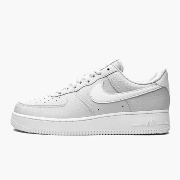 Air Force 1 '07 Pebbled Leather - Pure Platinum