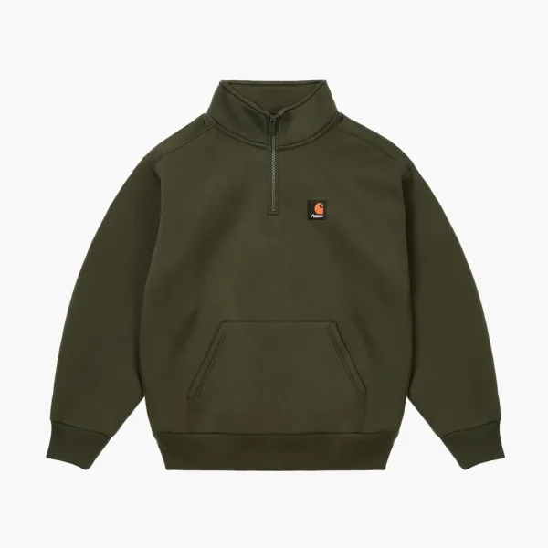 Palace x Carhartt WIP Carlux 1/2 Zip Sweatshirt Plant