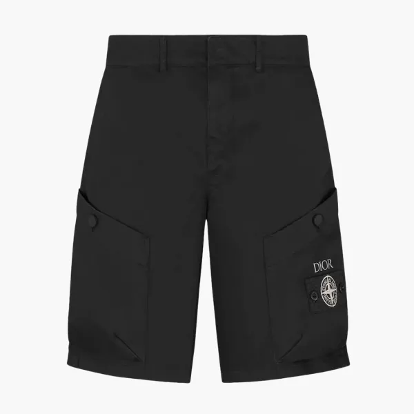 Dior x Stone Island Bermuda Shorts Black