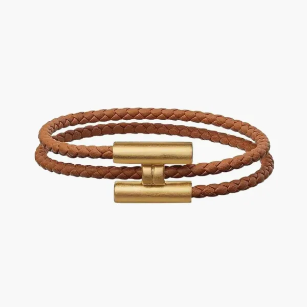 Hermès Tournis Tresse bracelet Norway Brown