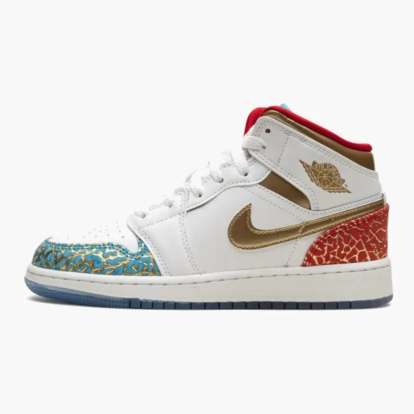 Air Jordan 1 Mid GS Unc To Chicago