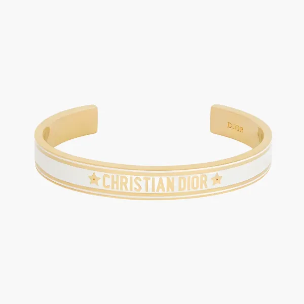 Dior Metal Bangles WMNS White Cuff