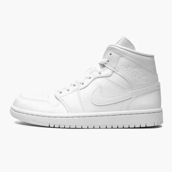 Air Jordan 1 Mid WMNS Triple White 2022