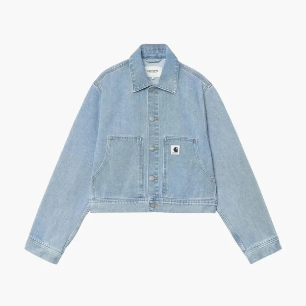 Carhartt WIP Cropped Denim Jacket Blue