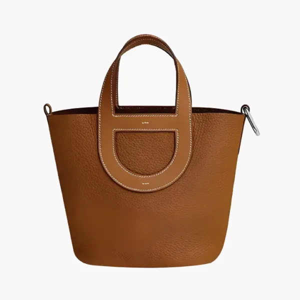 Hermes  In The Loop Clemence Bullhide With Swift Brown