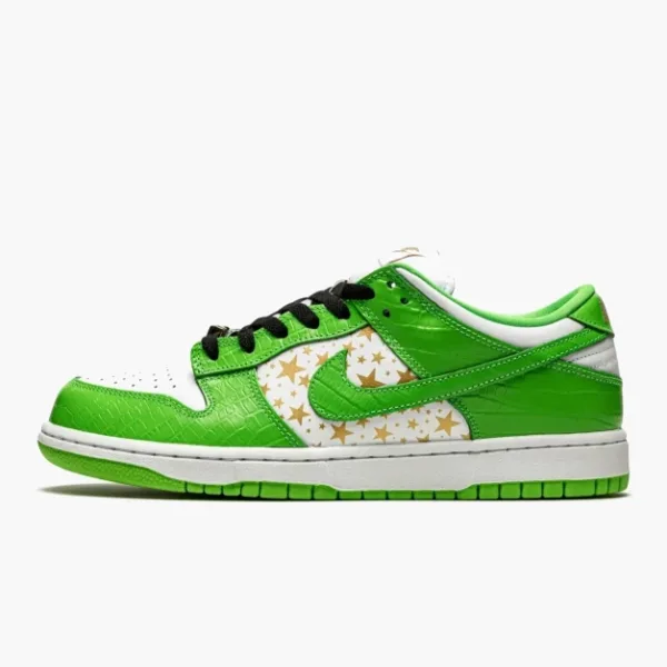 Nike SB Dunk Low Supreme - Stars - Mean Green