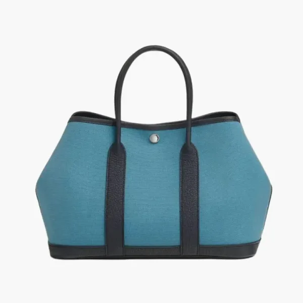 HERMES  Garden Party Denim Blue