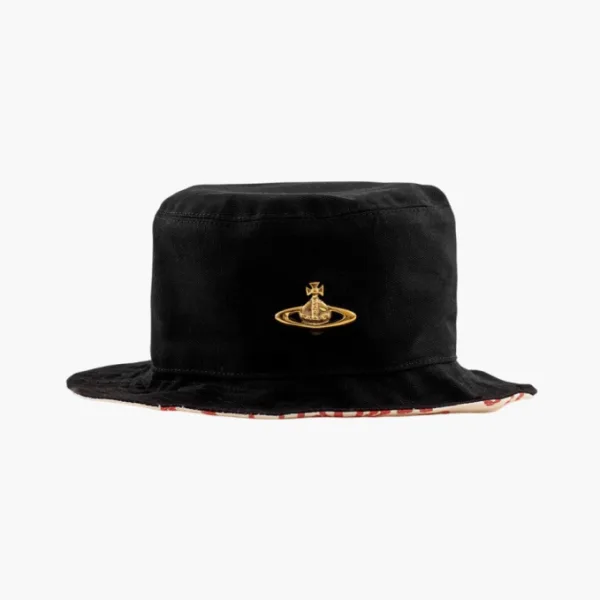 Vivienne Westwood Cotton Bucket Hat Black