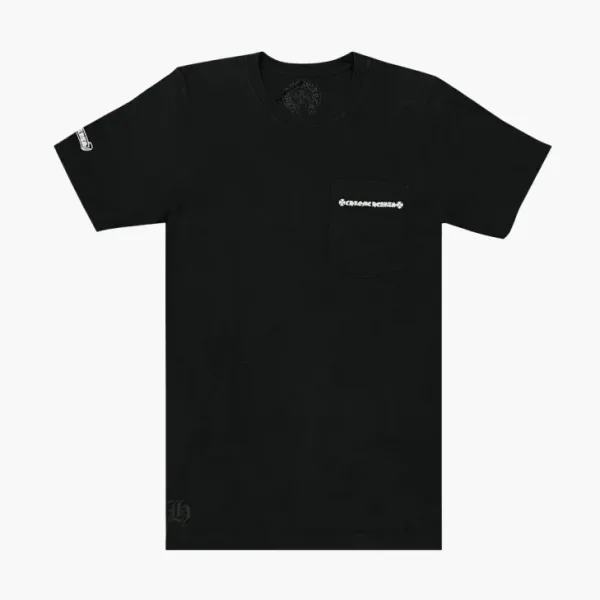 Chrome Hearts Cross Tire Tracks Pocket T-Shirt Black