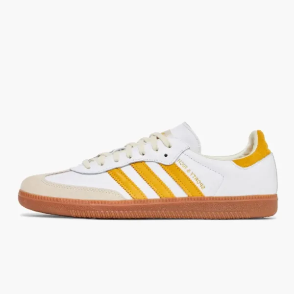 Sporty & Rich x Samba OG White Bold Gold
