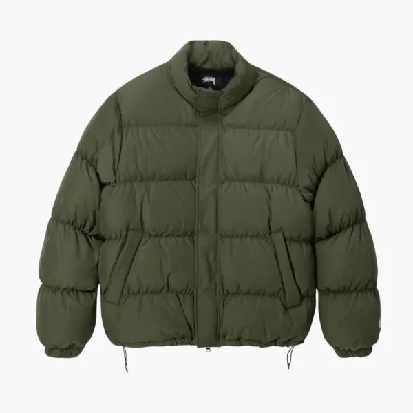 Stussy Ripstop Down Puffer Jacket Olive