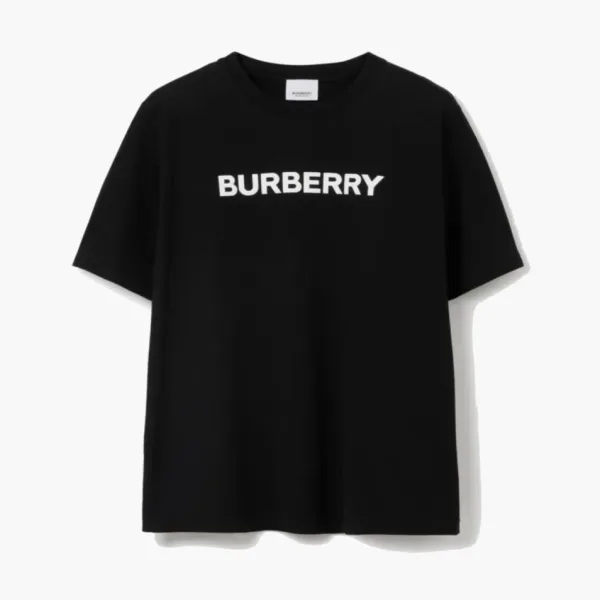 Burberry Logo Cotton T-shirt Black