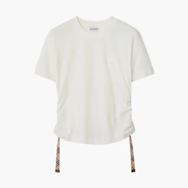Burberry Festival Cotton T-shirt  Chalk