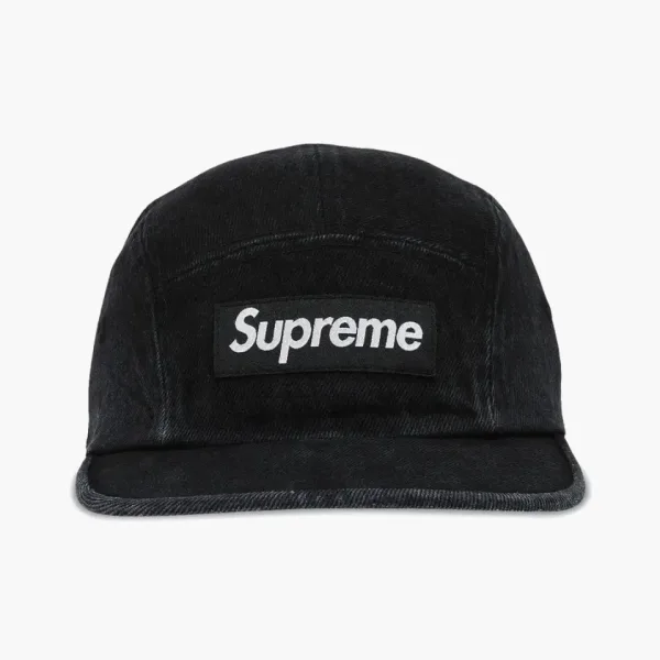 Supreme Denim Camp Cap Black
