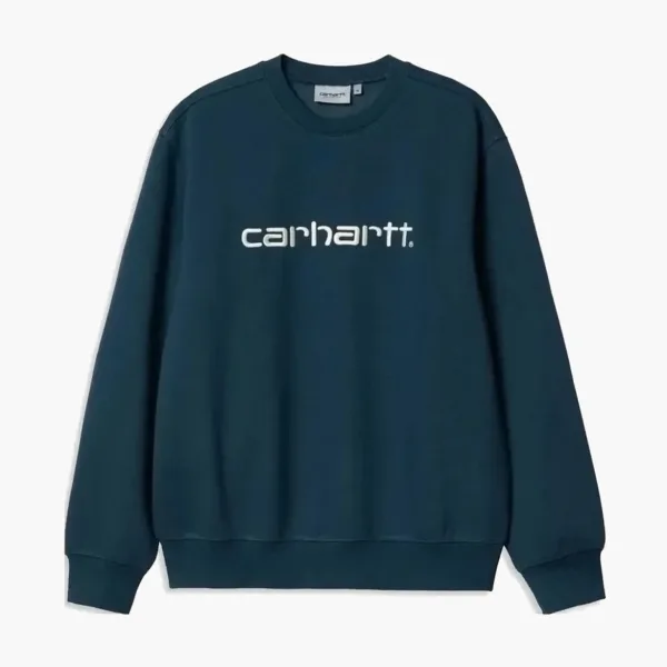 Carhartt WIP Script Sweatshirt Teal