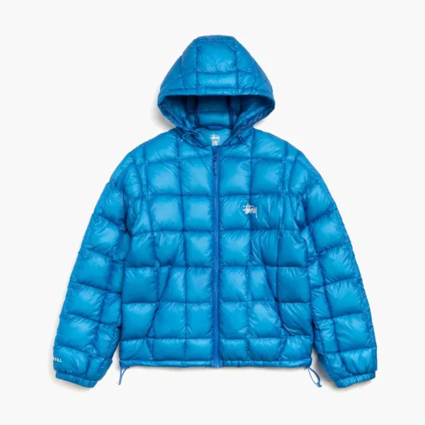 Stussy Midweight Puffer Jacket Blue