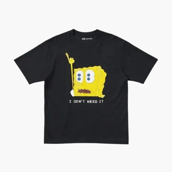 Uniqlo x CPFM Spongebob Squarepants UT Graphic T-Shirt Black