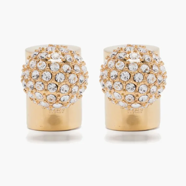Jacquemus Perlina Earrings Gold/Crystal