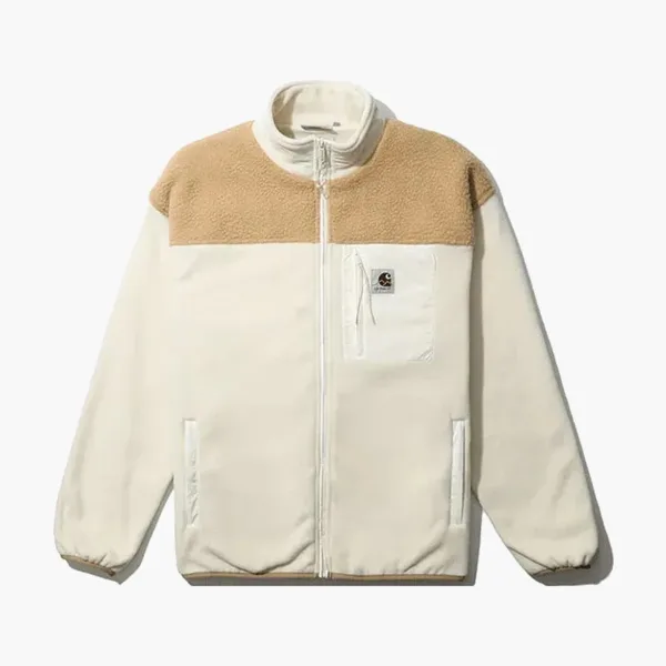 Carhartt WIP Two Tone Fleece Jacket Cream