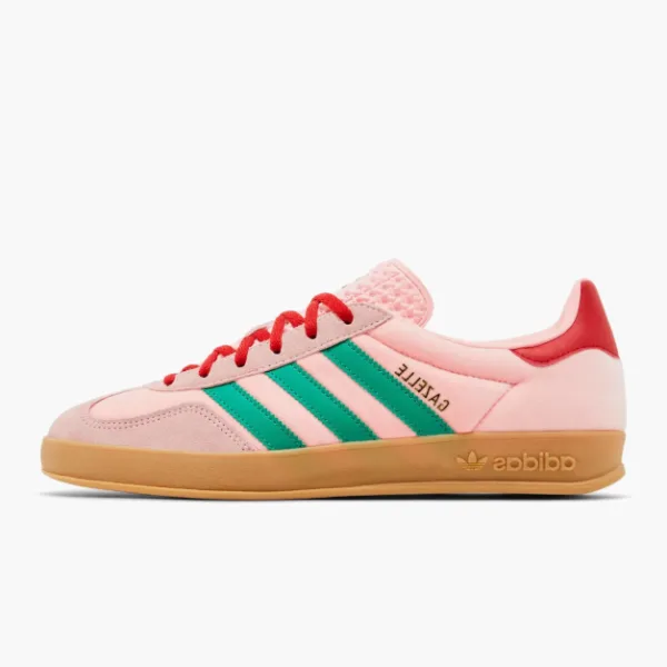 Adidas Gazelle Indoor WMNS Glow Pink Court Green