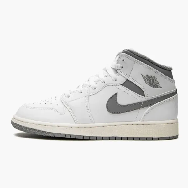 Air Jordan 1 Mid GS Neutral Grey