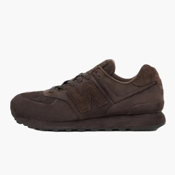New Balance 574 Legacy x Stone Island Ghost Dark Brown