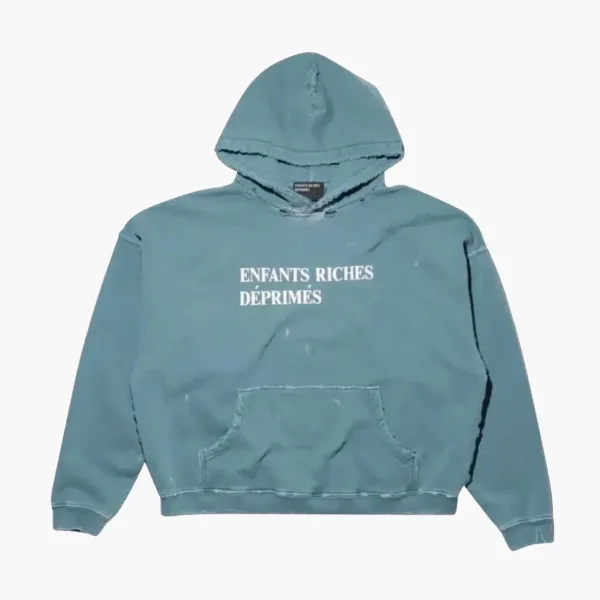 Enfants Riches Déprimés Classic Logo Hoodie Posy Green