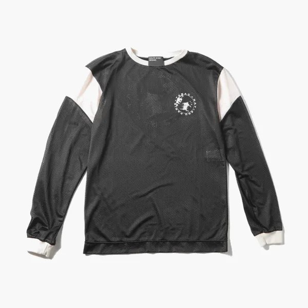 Enfants Riches Déprimés Tabac Rat Mesh Long-Sleeve T-Shirt Black/Ivory