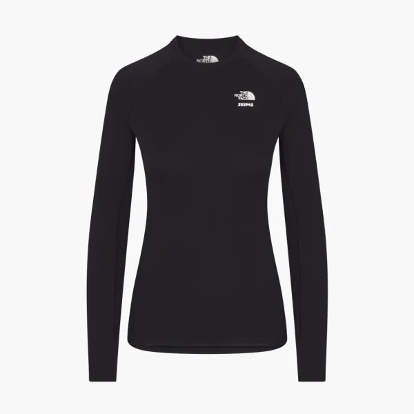 Skims x The North Face Dotknit Long Sleeve Top Onyx