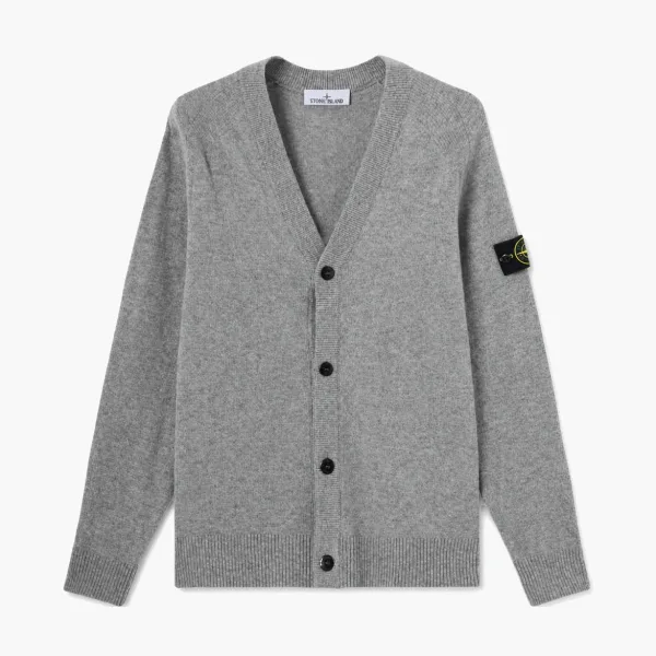 Stone Island Maglia Cardigan Grey