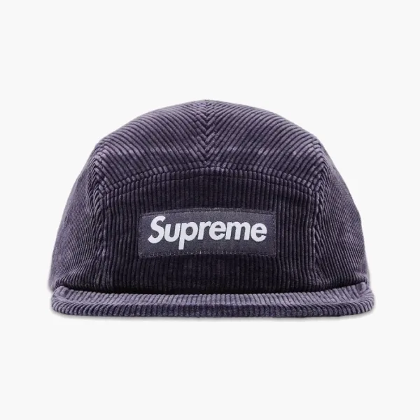 Supreme Corduroy Camp Cap Navy