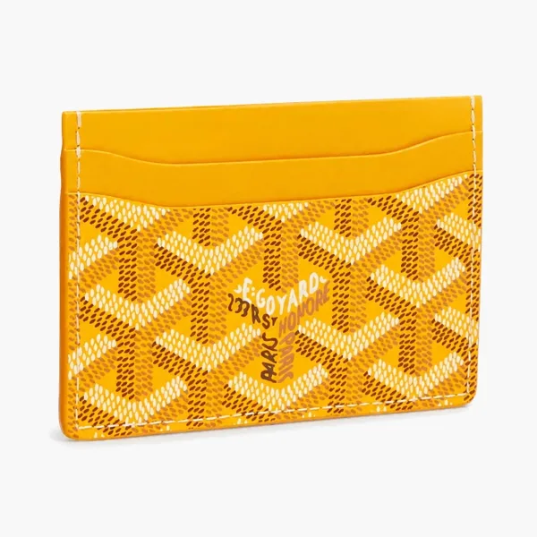 Goyard Saint-Sulpice Card Wallet Yellow