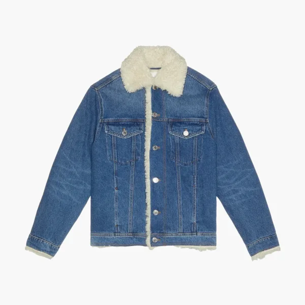 Ami Paris Trucker Lined Jacket Used Blue
