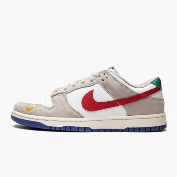Nike Dunk Low Light Iron Ore Red Blue