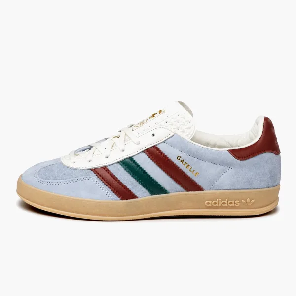 Adidas Gazelle Indoor Blue Dawn Collegiate Burgundy